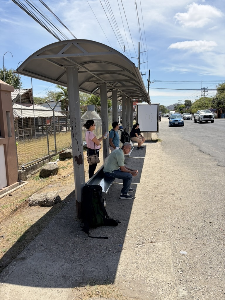 Bus stop in Santa Cruz, Guanacaste