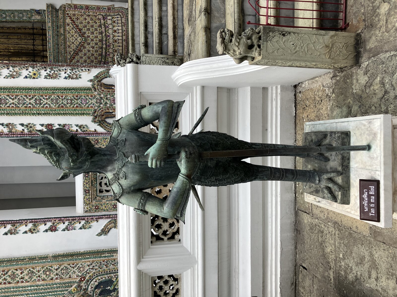 Grand palace statue