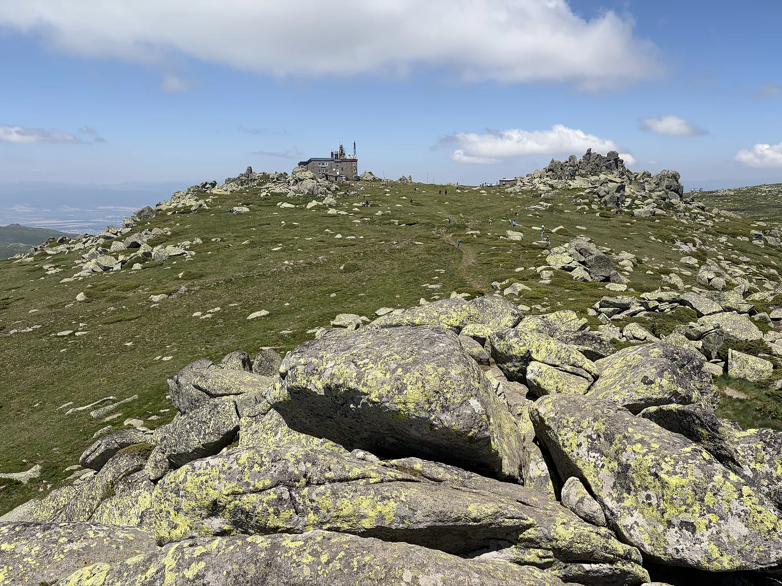 View of the Cherni Vrah summit and meteorological station – Vitosha Mountain