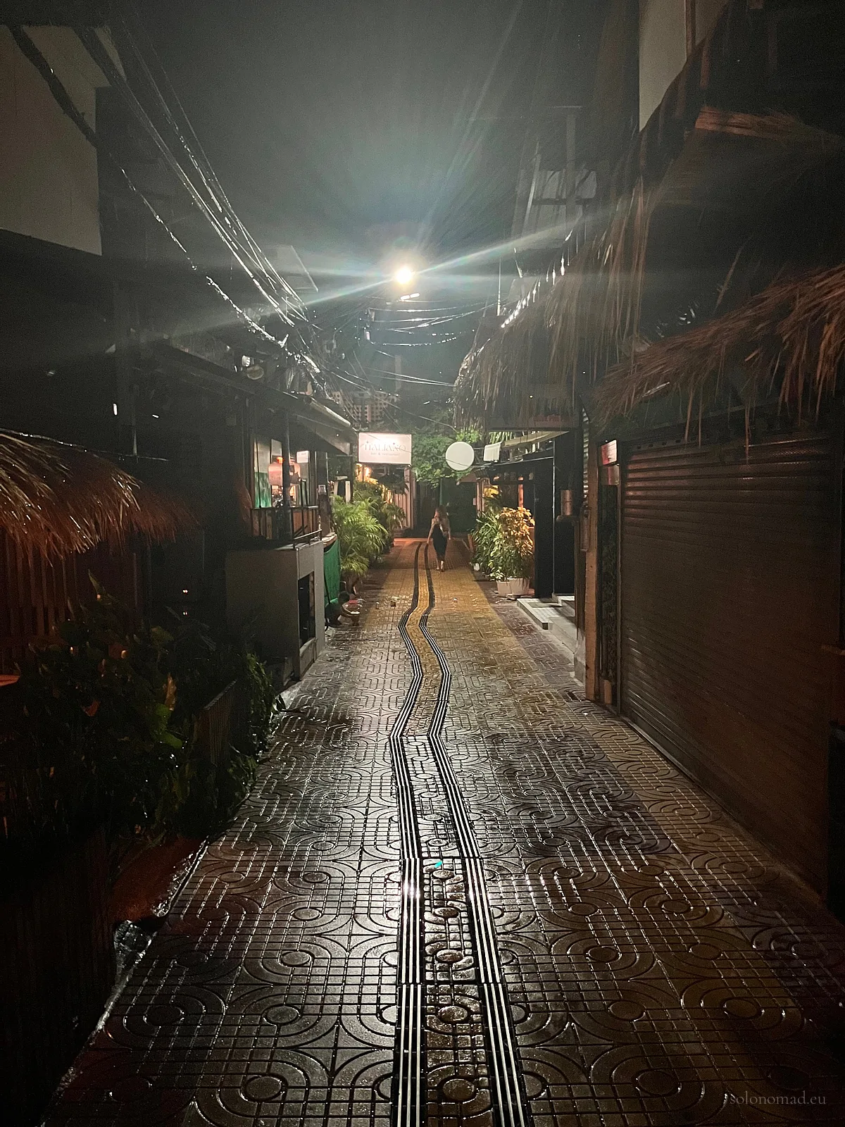 The streets at night