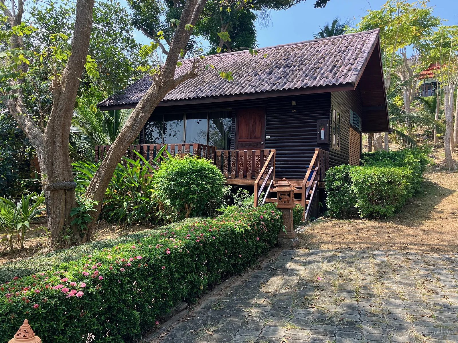 A cabin at the Natural Resort