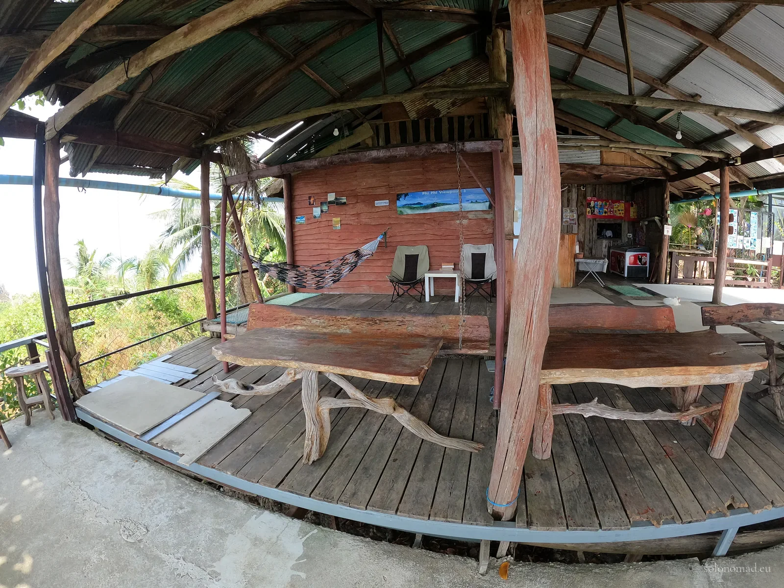 The hammock at the last viewpoint